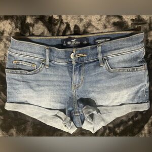 Hollister Women's Light Blue Denim Shorts